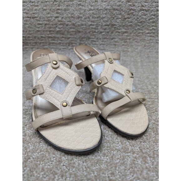 Life Stride Kona Sandals Women's 8 1/2 45367252 Tan 3" Pumps - Picture 1 of 14